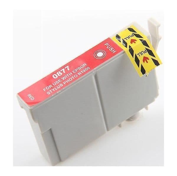 Tinteiro Epson T0877 Red C13T08774010 Compatível