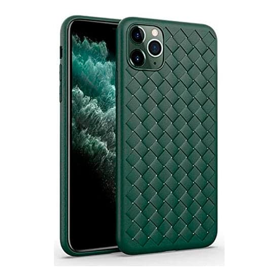 Capa Woven Pattern DEVIA iPhone 11 Pro Max Verde
