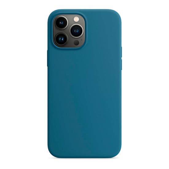 Capa Silicone Nat Devia Apple iPhone 13 Pro Max Azul