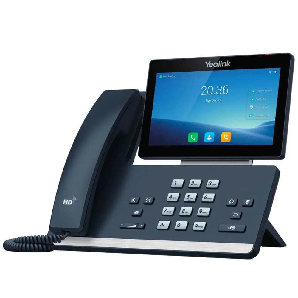 Telefone IP Yealink SIP-T58W preto | VoIP (SIP) | com fios / wired | M - SIP-T58W