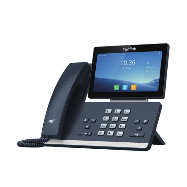 Telefone IP Yealink SIP-T58W preto | VoIP (SIP) | com fios / wired | M - SIP-T58W
