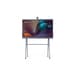 Yealink MeetingBoard Plasma interativo 165,1 cm (65") LED Wi-Fi 4K Ultra HD Preto Ecrã táctil Processador built-in Android 10