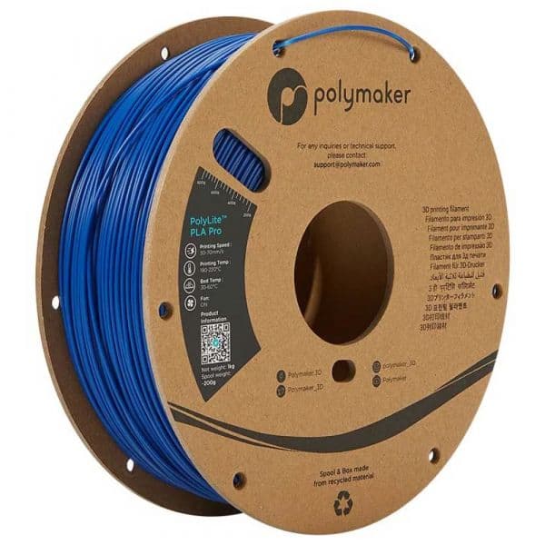 Polymaker Filamento PLA Pro Polylite PLA Pro 1.75mm 1kg Azul
