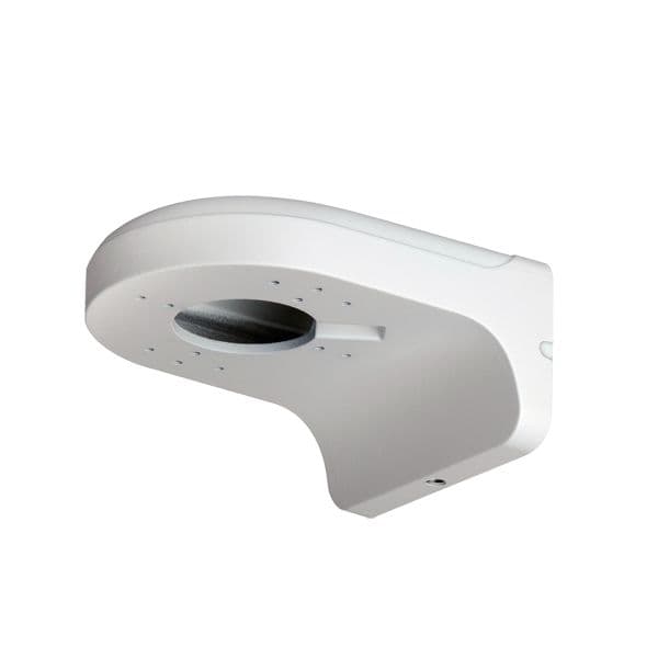 DAHUA Suporte de parede - Para câmaras dome - Apto para uso no exterior - Cor branco - Carga máxima 1Kg - Passador de cabos - PFB204W