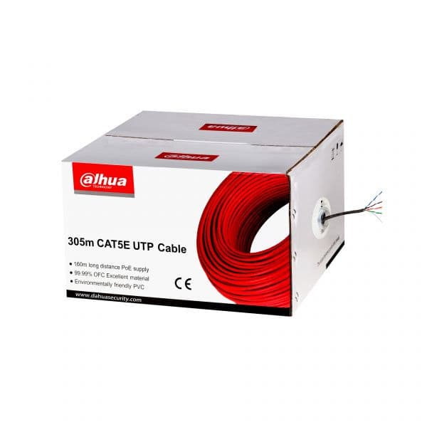 Dahua PFM920I-5EUN Cabo de Rede CAT5e UTP Sólido 305m Cinzento