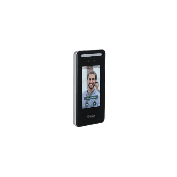 Dahua Terminal de Reconhecimento Facial / Leitor de Controlo de Acesso DHI-ASI6213J-MW Ecrã Tátil 4.3" Câmara 2MP Preto