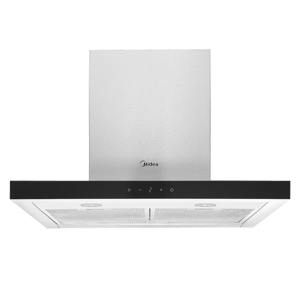 MIDEA CHAMINE 60CM 800M3H VIDRO PRETO/INOX (A)