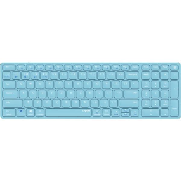 Teclado E9700M Multi-mode Wireless Ultra-slim PT Azul