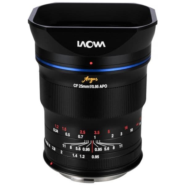 Objetiva LAOWA Argus 25mm f/0.95 CF APO para Fuji X - LAOWA1180308