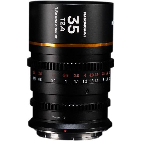 Objetiva LAOWA 35mm T2.4 1.5X S35 Anamórfica (Amber) MFT - LAOWA1180196