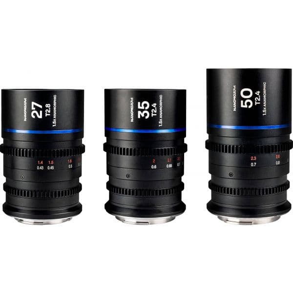 Objetiva LAOWA 27/35/50mm S35 Anamórfica (Blue) Fuji X - LAOWA1180232