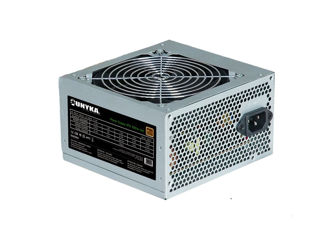 UNYKAch ATX 300W fonte de alimentação Prateado