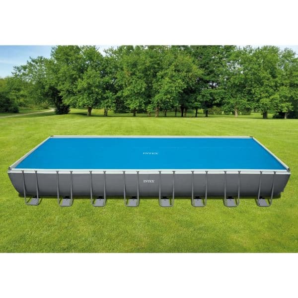 INTEX Cobertura para Piscina Solar 975x488 cm Polietileno Azul - 93306