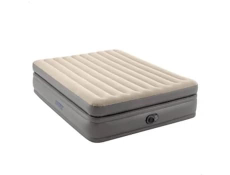 Intex Colchão de Ar Prime Comfort Elevated Bege 152 x 203 x 51 cm