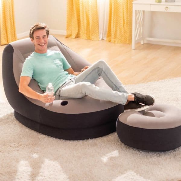 Intex Cadeira Insuflável com Puff Ultra Lounge Relax 68564NP - 91568