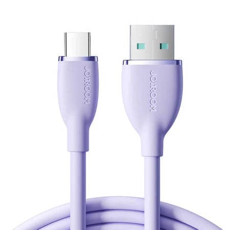 CABO COLORIDO 3A USB PARA USB C ROXO