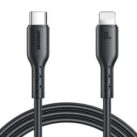 Cabo Joyroom Flash-Charge Series SA26-CL3 USB-C / Lightning 30W 1m - preto