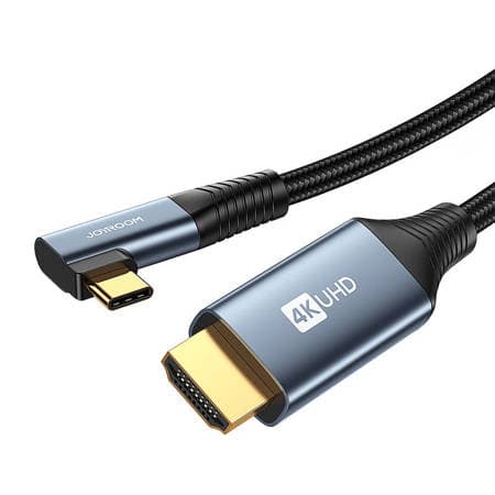 Cabo USB-C para HDMI Joyroom SY-20C1 angular 4K 60Hz 2m - cinza