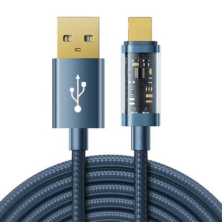 CABO K USB-A LIGHTNING 24A 12 M JOYROOM S-UL012A12 (MODRÁ½)