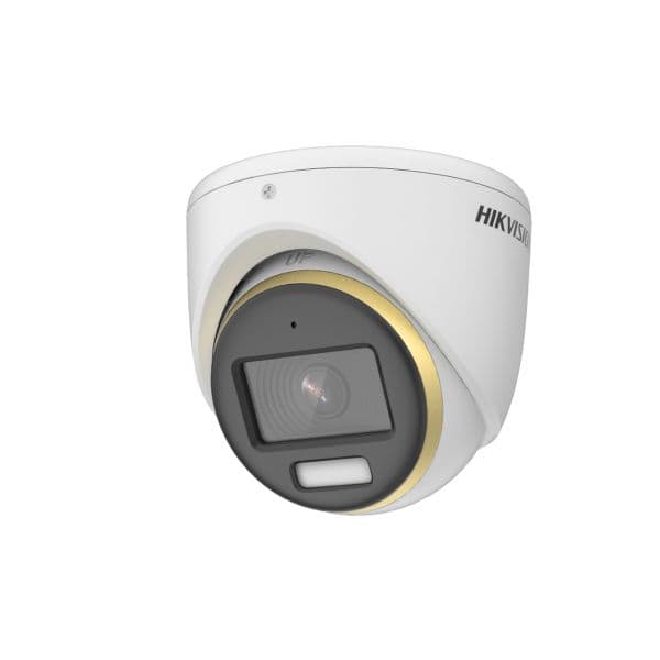 Hikvision Câmara de Segurança Turret DS-2CE70DF3T-MFS28MM 2MP 2.8mm IP67 ColorVu com Microfone