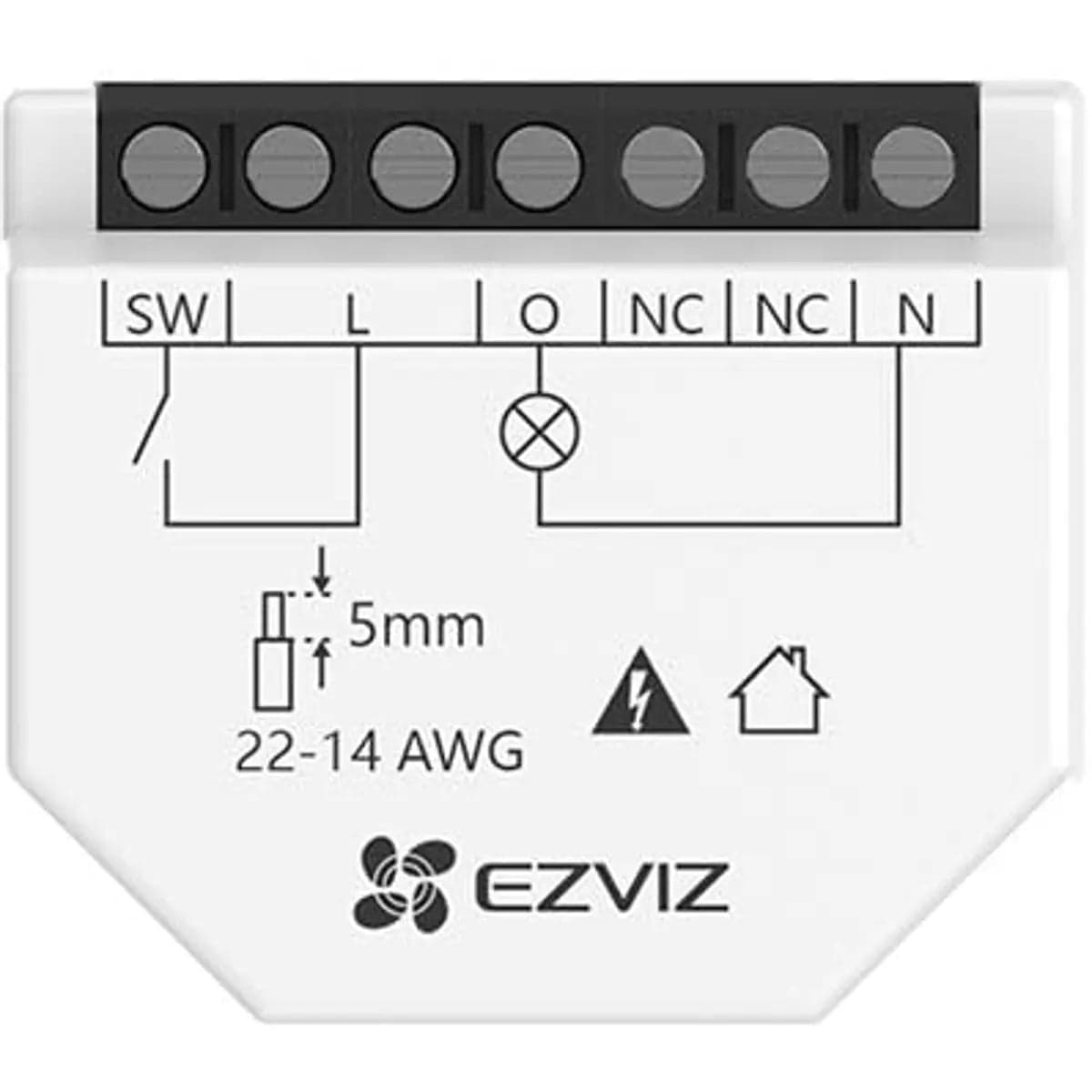EZVIZ T35W - Módulo Interruptor WiFi 100-240V