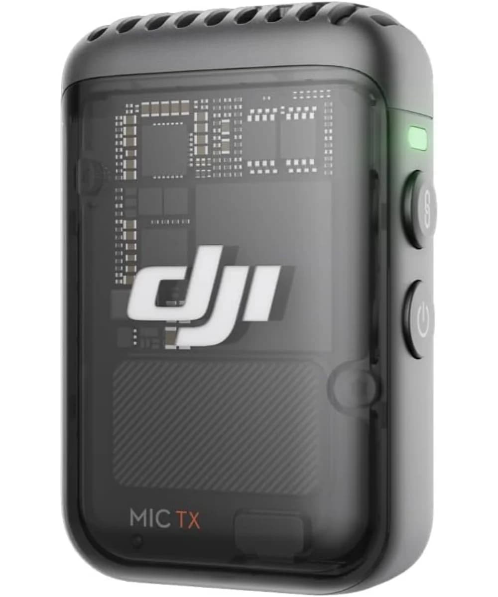 DJI Mic 2 Transmissor Shadow Black – Seminovo | Microfone Sem Fios c/ Cancelamento de Ruído