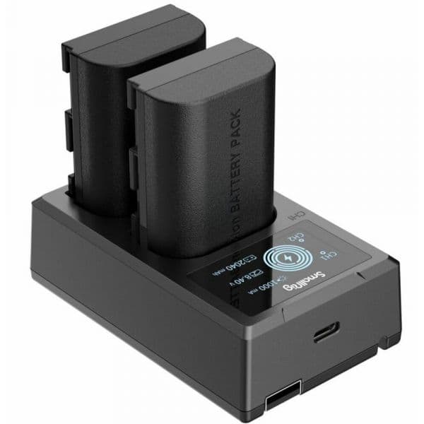 Smallrig 3821 Baterias X2 com Carregador usb LP-E6NH