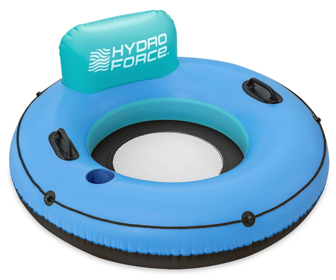 Bóia Insuflável Hydro Force Whitecap Rider Com Encosto Azul 1,19M Bestway