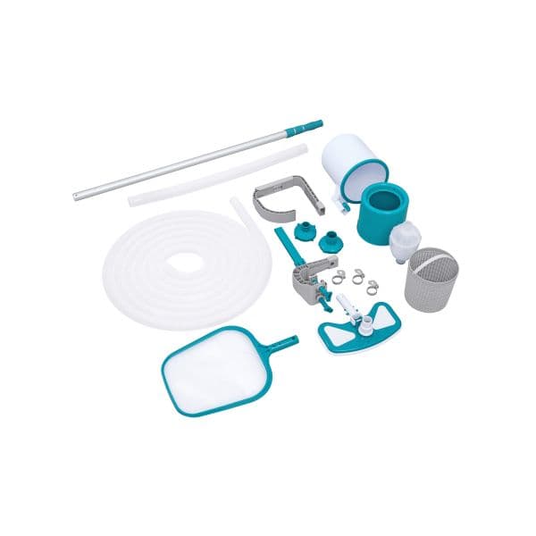 Bestway Kit de Manutenção Deluxe AquaClean 279 cm Azul Céu