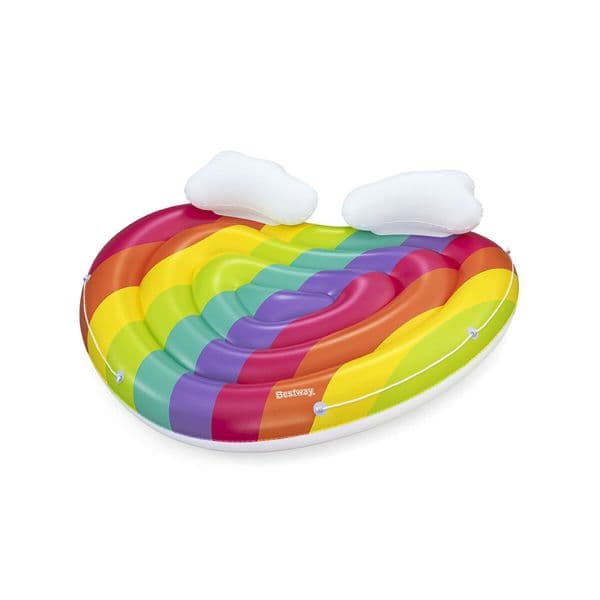 Bestway Flotante Insuflável Arcoiris 175x163 cm