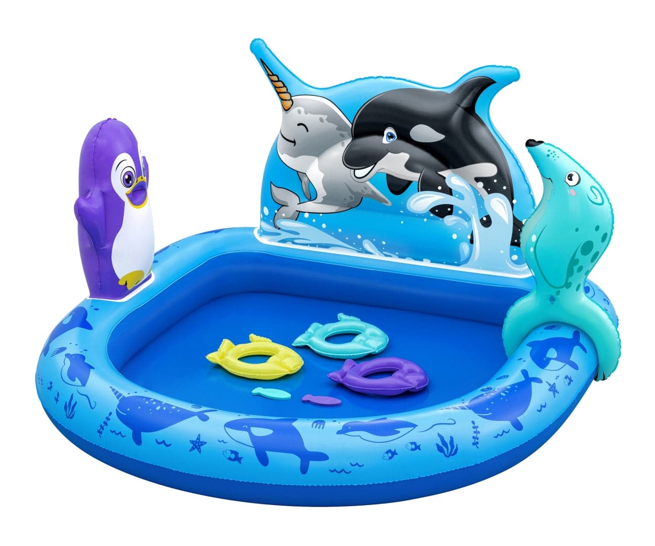 Bestway Piscina Insuflável Arctic / Parque Infantil 1,34M X 1,31M X 73Cm