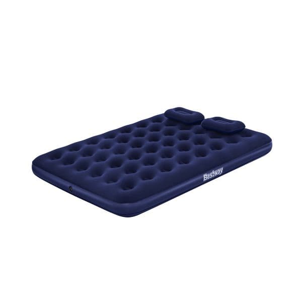 Bestway Colchão de Ar Duplo 67374 com Bomba Embutida e Almofadas
