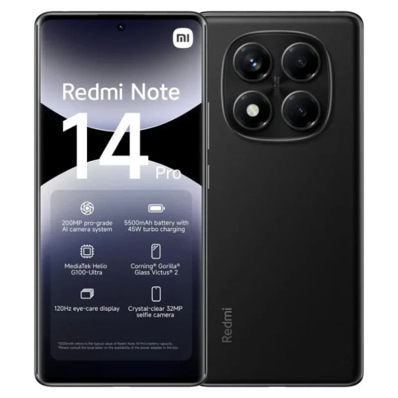 Xiaomi Redmi Note 14 Pro 8/256GB Preto