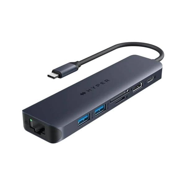 Targus Docking Station HyperDrive Next 7 HD4003GL USB-C 100W PD Azul Meia-noite