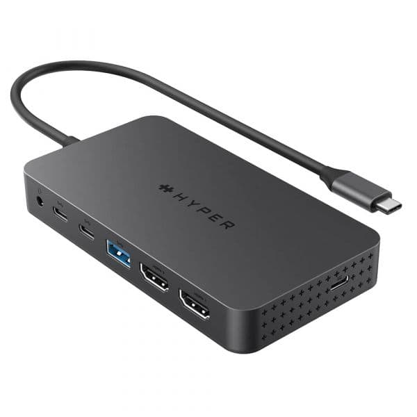 Targus Docking Station HyperDrive Next Dual HD7002GL USB-C 100W PD Cinza