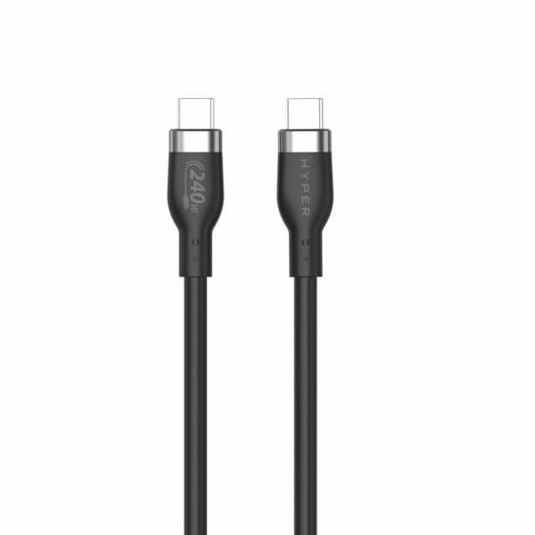 Targus HJ4001BKGL Cabo USB-C 2.0 240W Silicone 1m Black