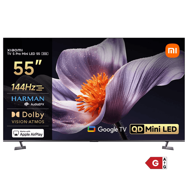 TV Xiaomi 55" S PRO Mini LED Smart TV (Google TV) 4K HDR