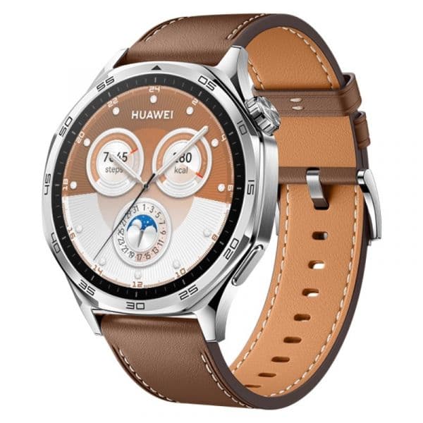 Huawei Watch GT5 46mm com Bracelete Leather Brown