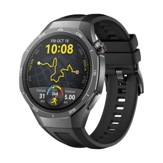 Huawei Watch GT5 Pro 46mm GPS Bracelete Fluoroelastómero Preta - Image 1