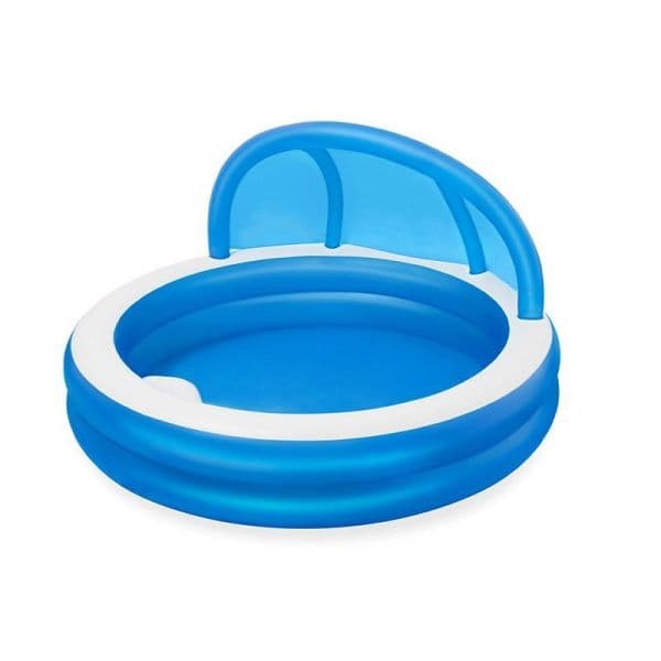 Bestway Piscina Insuflável 2 Camaras Parasol 241x241x140 cm +6 Anos