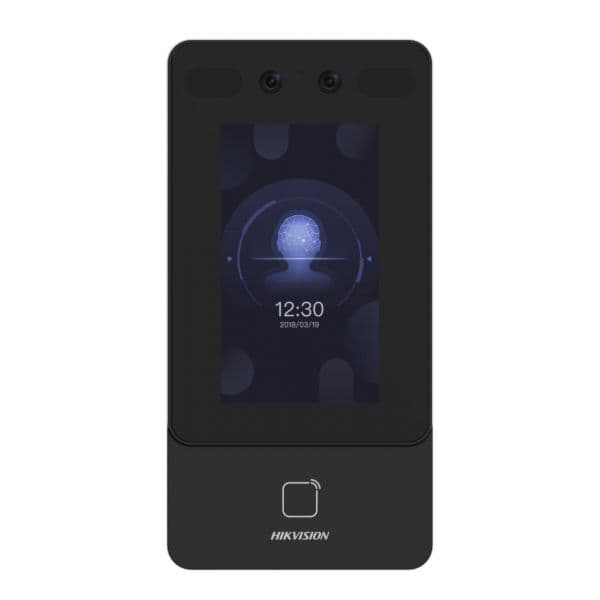 Hikvision Controlo de Acesso Biométrico DS-K1T342DWX-E1 PoE IP65 Reconhecimento Facial Preto