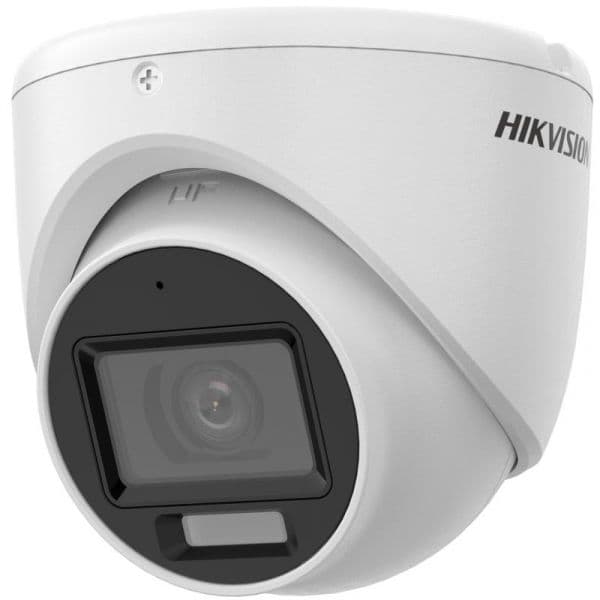 Hikvision Câmara Turret Fixa DS-2CE76U0T-LMF(2.8MM) 4K com Luz Híbrida Inteligente