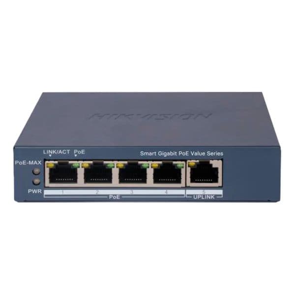 Hikvision Switch 5 Portas DS-3E1505P-EI/M