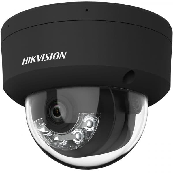 Hikvision Câmara de Segurança IP Pro Dome DS-2CD2143G2-LIS2U(2.8mm) 4MP PoE AcuSense Luz Híbrida Inteligente Exterior IP67 Preto