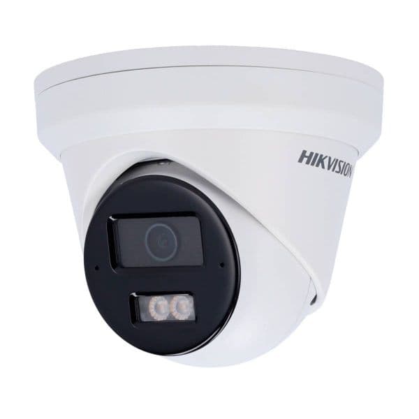 Hikvision Câmara de Segurança Turret DS-2CD2383G2-LI2U 8MP PoE Exterior IP67 AcuSense Luz Híbrida Inteligente