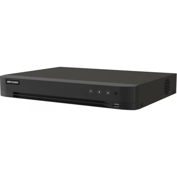 Hikvision Gravador DVR iDS-7216HQHI-M1/XT AcuSense 16 Canais 1080p 1U H.265 5n1 Gama PRO 3K Preto