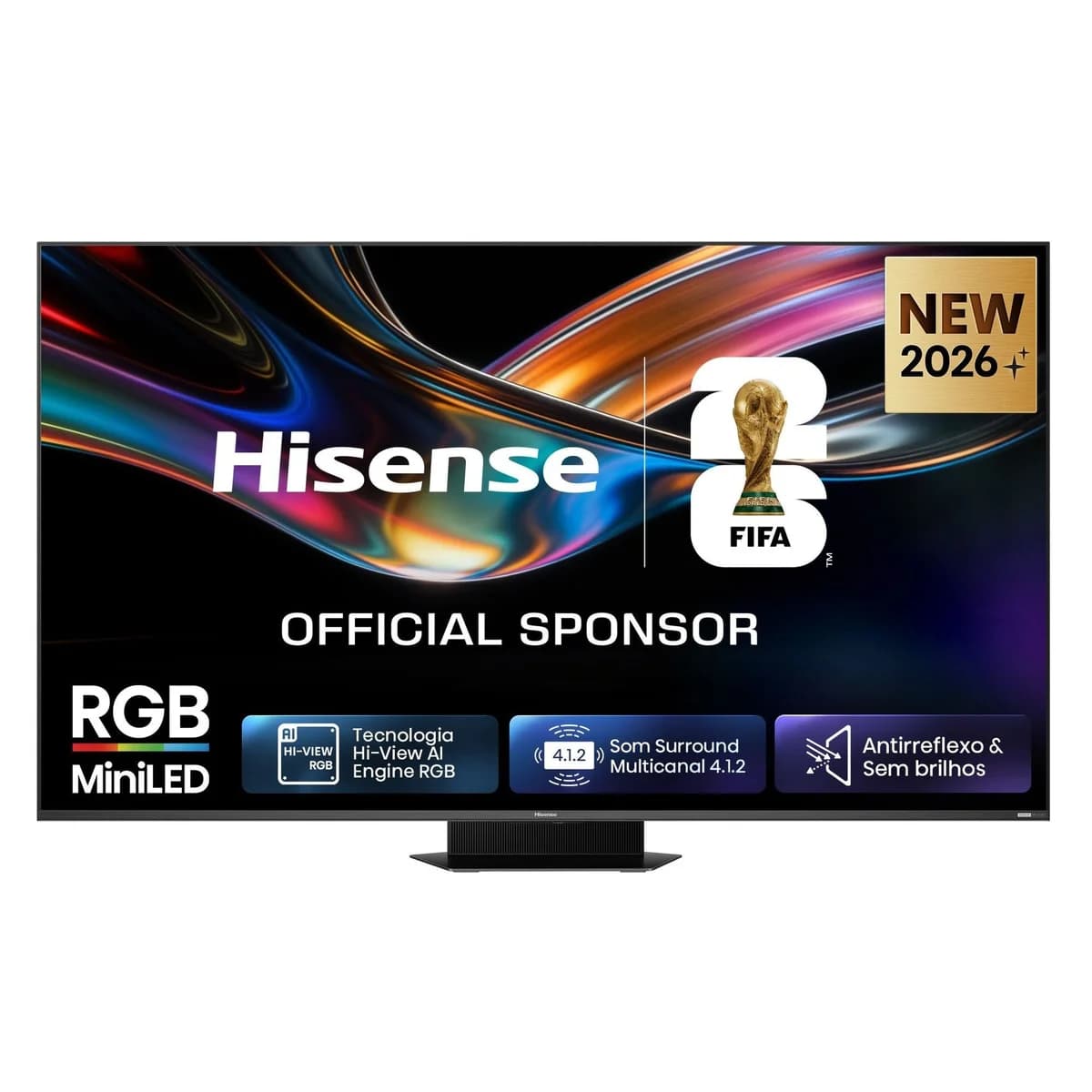 Hisense 65UR9S 165,1 cm (65") 4K Ultra HD Smart TV Wi-Fi Cinzento 3500 cd/m²