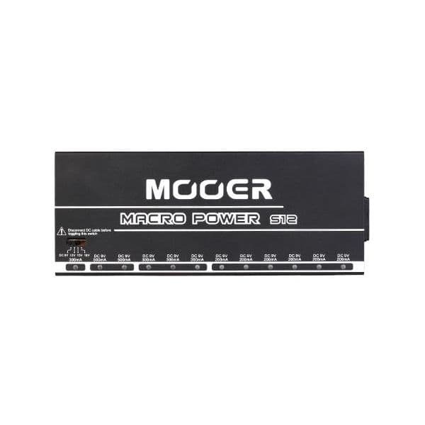 Mooer Macro Power S12 Fonte de Alimentação