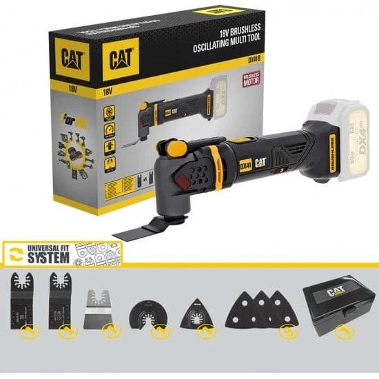 Multifunções Oscilante 18V SDS com 14 acessórios s/bateria refª DX41B CAT