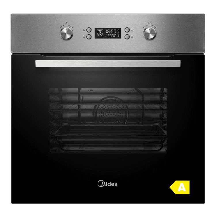 Forno Multifunções de Encastre Midea MBO65M80E0-X 70L 3000W